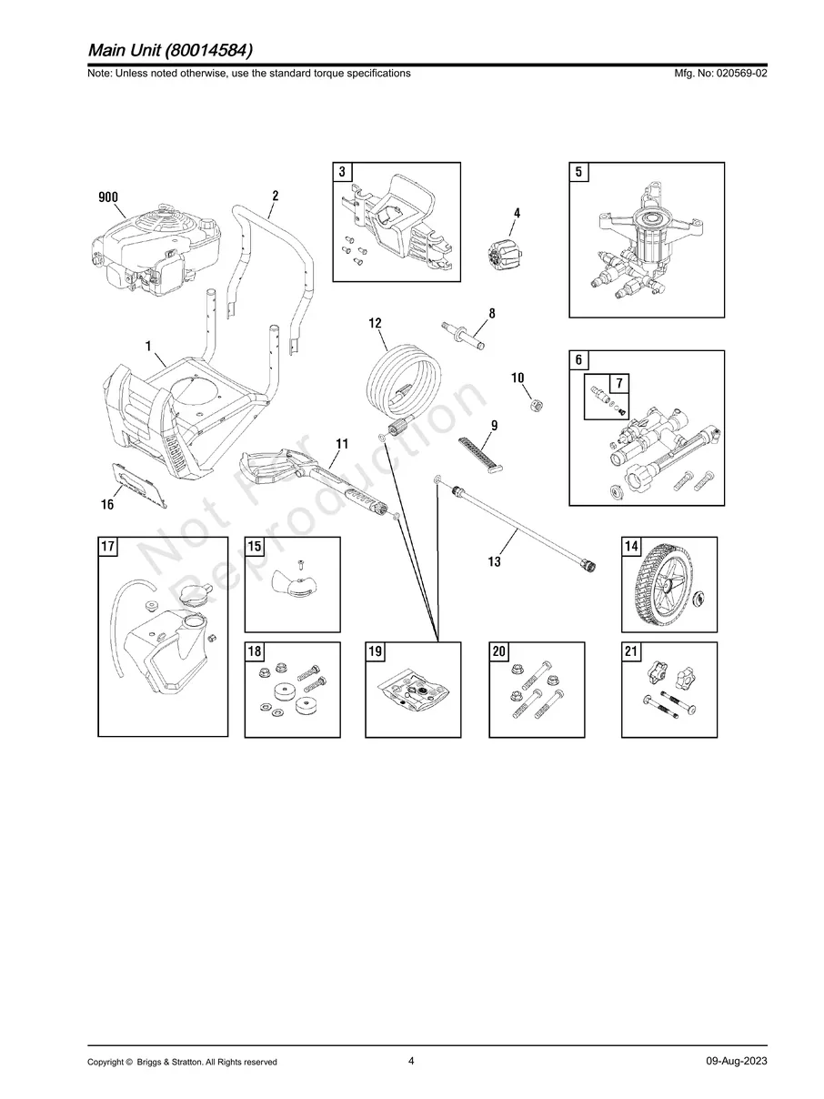 BRIGGS AND STRATTON, 020569-02, IPL.4